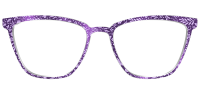 The Purple Shimmer Botanical - Front Top Thumbnail - Pair Eyewear