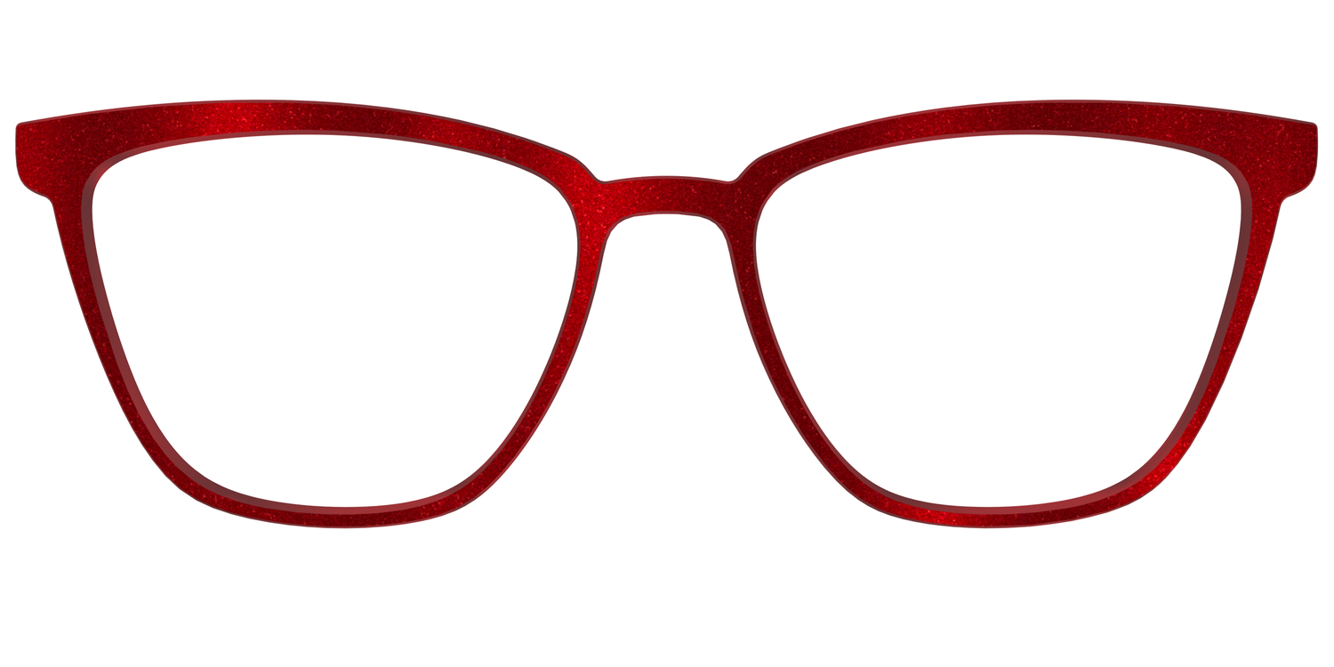 The Red Shimmer - Front Top Image - Pair Eyewear