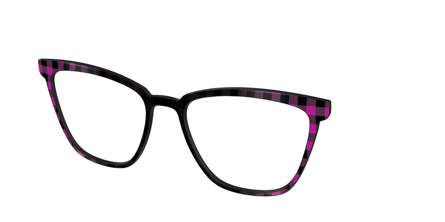 The Reimagined Plaid - Angle Top Image - Pair Eyewear