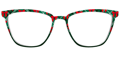The Ribbon-Clad Plaid - Front Top Thumbnail - Pair Eyewear
