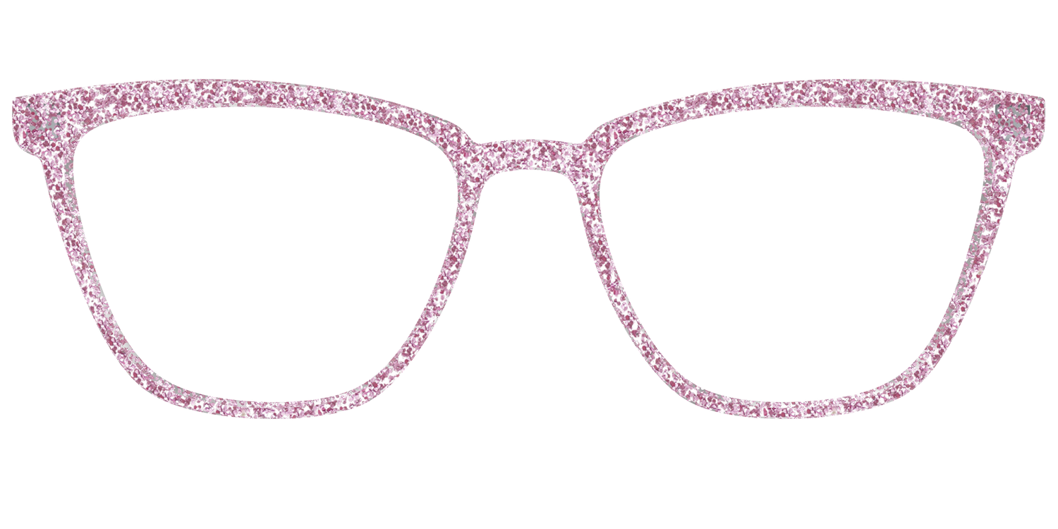 The Rose Gold Sparkle - Front Top Image - Pair Eyewear