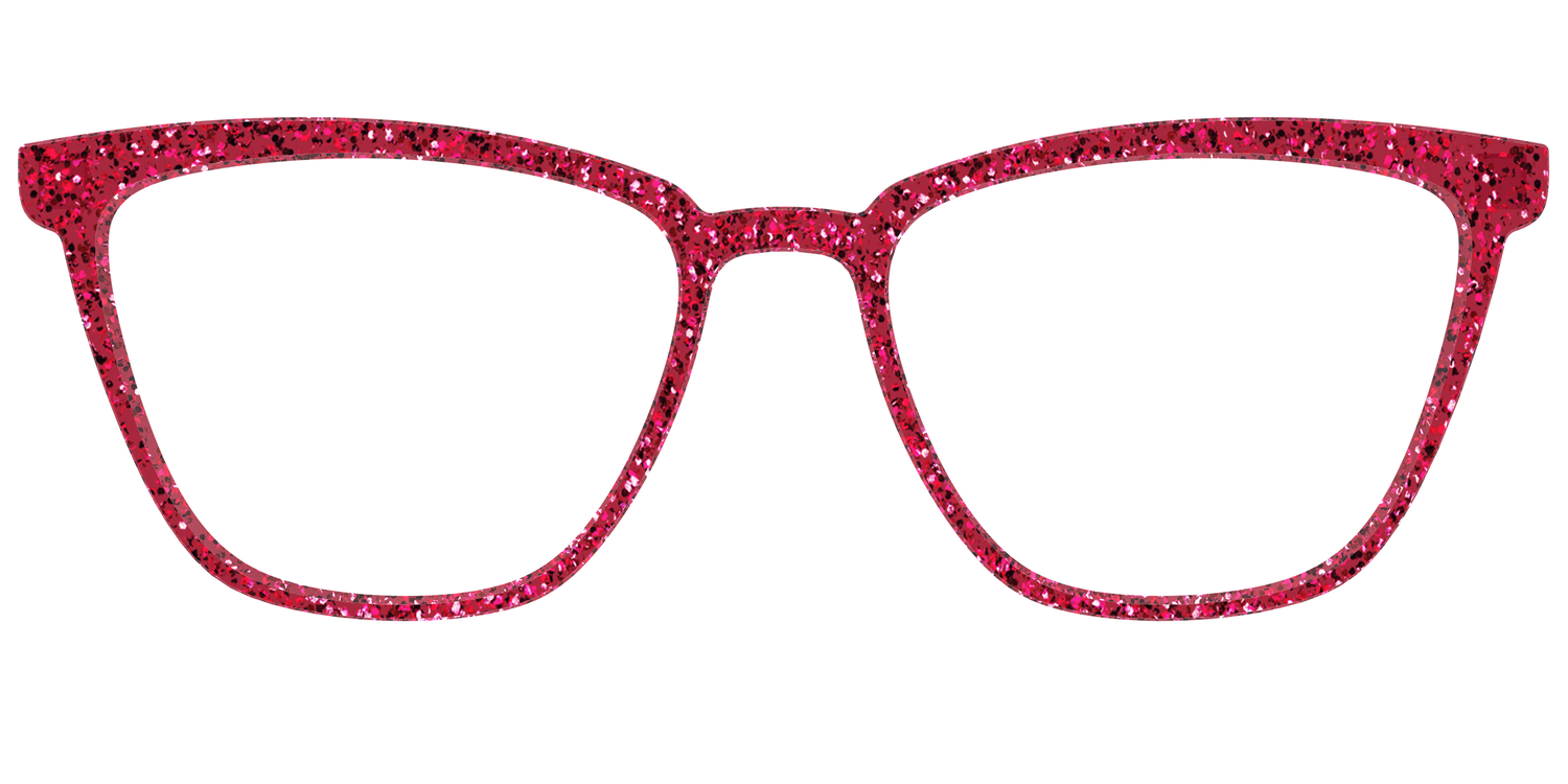 The Ruby Sparkle - Front Top Image - Pair Eyewear