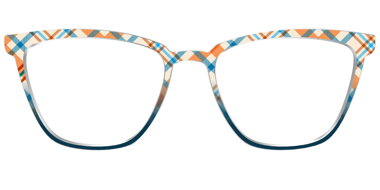 The Sailing Plaid - Front Top Image - Pair Eyewear