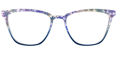 The Snowfall Stained Glass - Front Top Thumbnail - Pair Eyewear