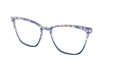 The Snowfall Stained Glass - Angle Top Thumbnail - Pair Eyewear