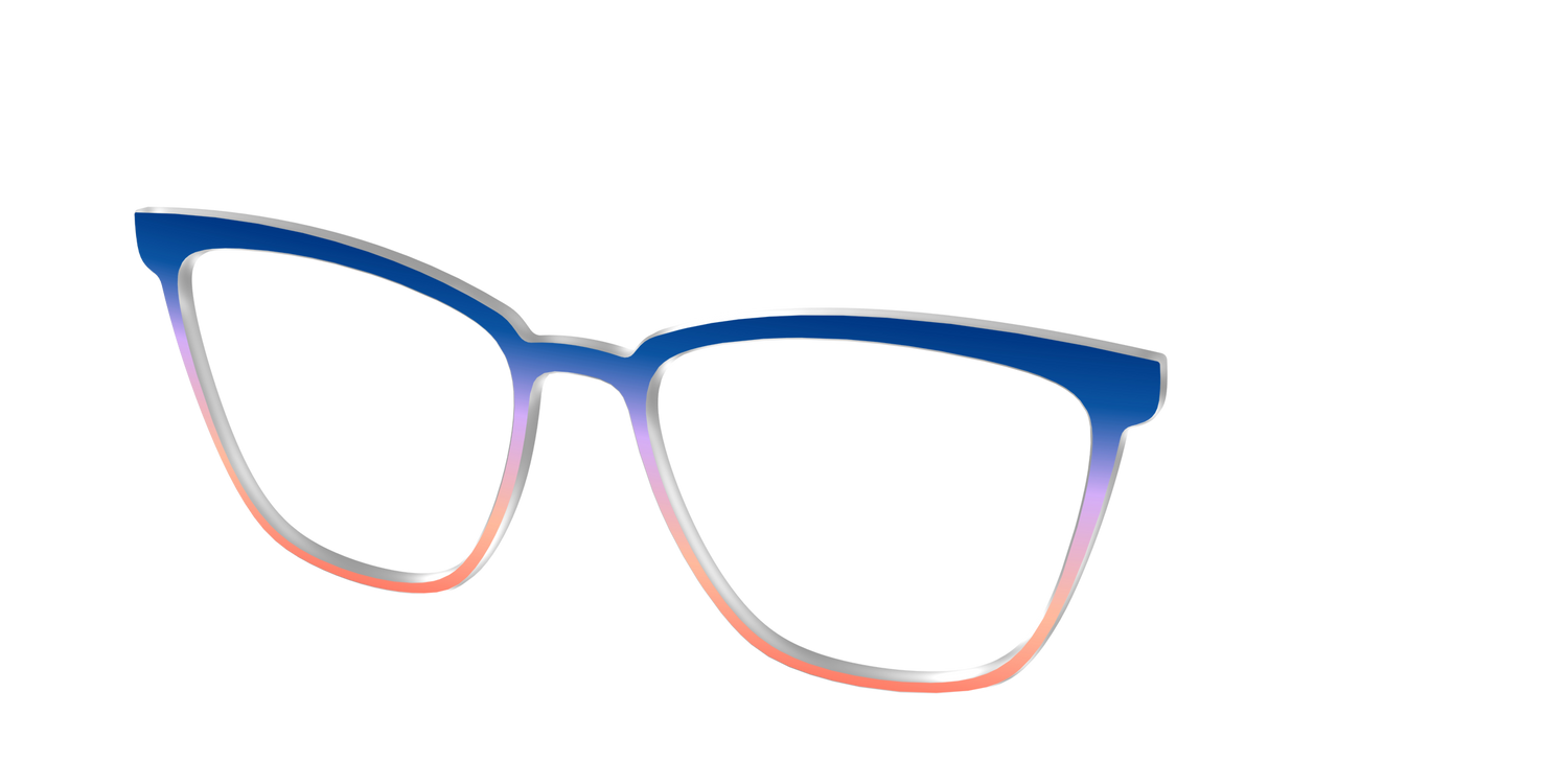 The Sundown Gradient - Angle Top Image - Pair Eyewear