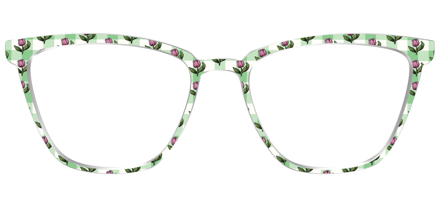 The Tulip Gingham - Front Top Image - Pair Eyewear