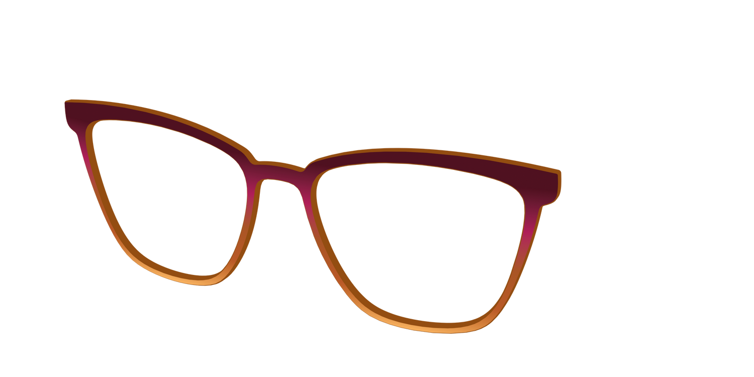 The Umber to Ochre Gradient - Angle Top Image - Pair Eyewear