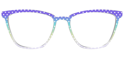 The Violet to Thistle Gradient Polka Dot - Front Top Thumbnail - Pair Eyewear