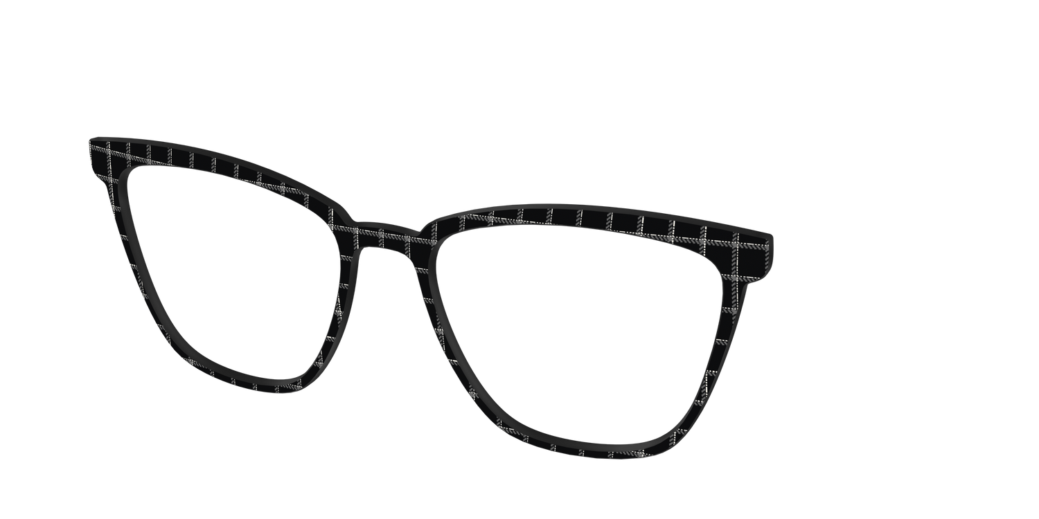 The Windowpane Plaid - Angle Top Image - Pair Eyewear