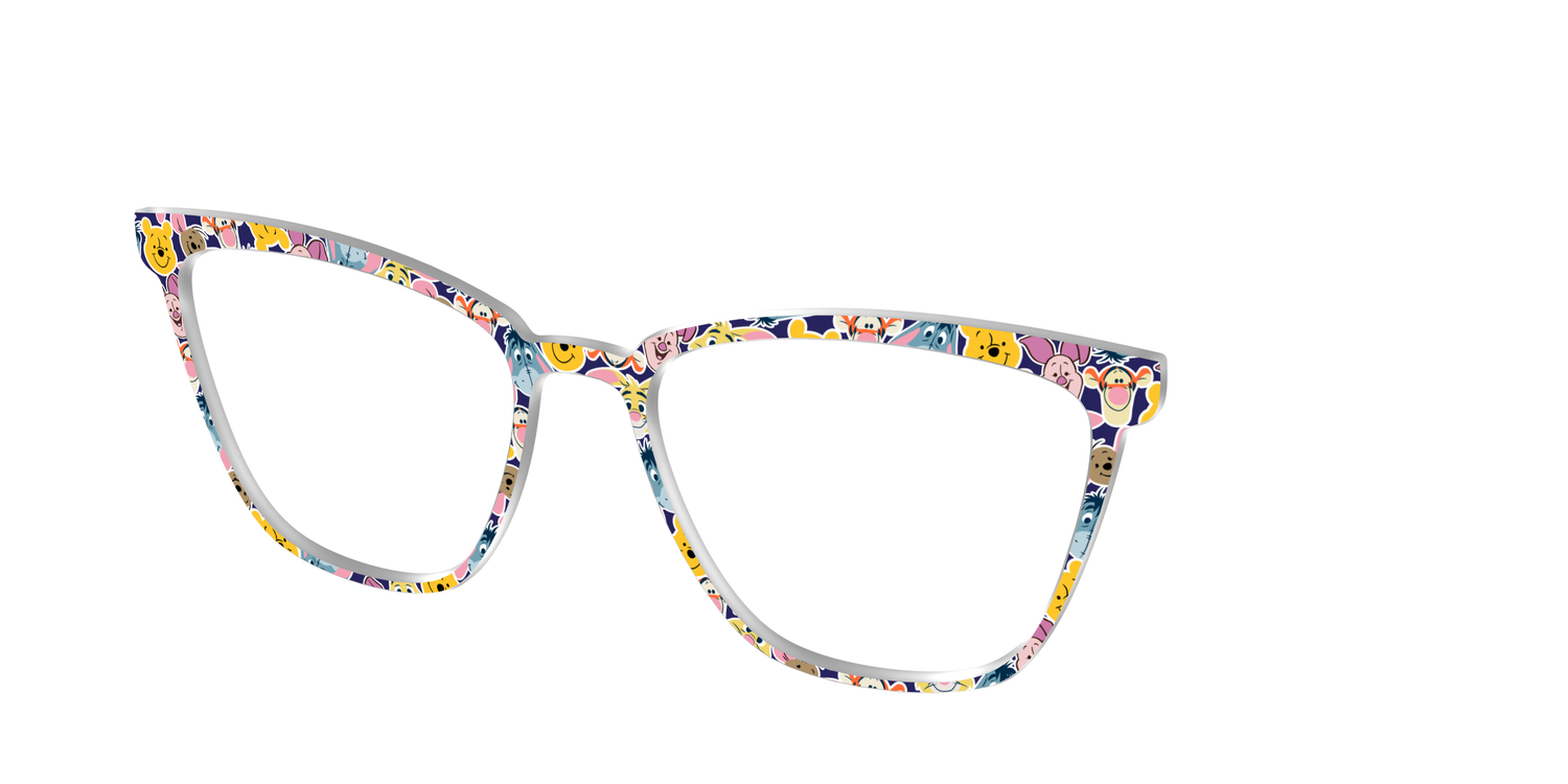 Winnie the Pooh & Friends Stickers - Angle Top Image - Pair Eyewear