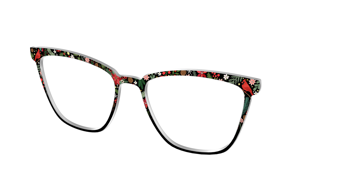 The Winter Wonderland Floral - Angle Top Image - Pair Eyewear