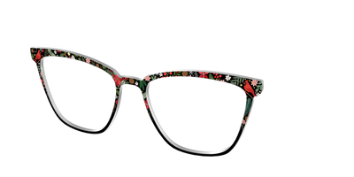 The Winter Wonderland Floral - Angle Top Thumbnail - Pair Eyewear