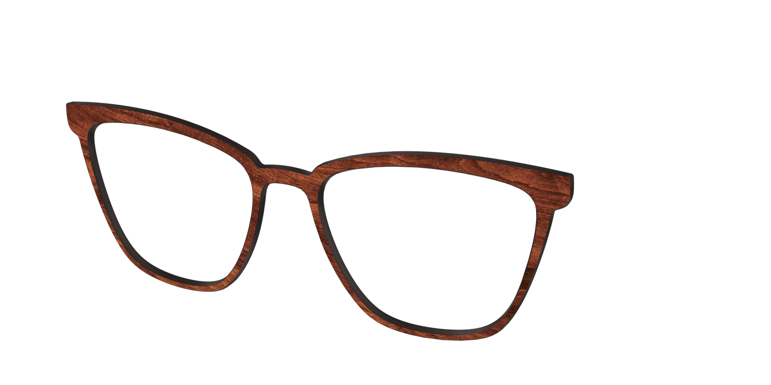 The Woodgrain - Angle Top Image - Pair Eyewear