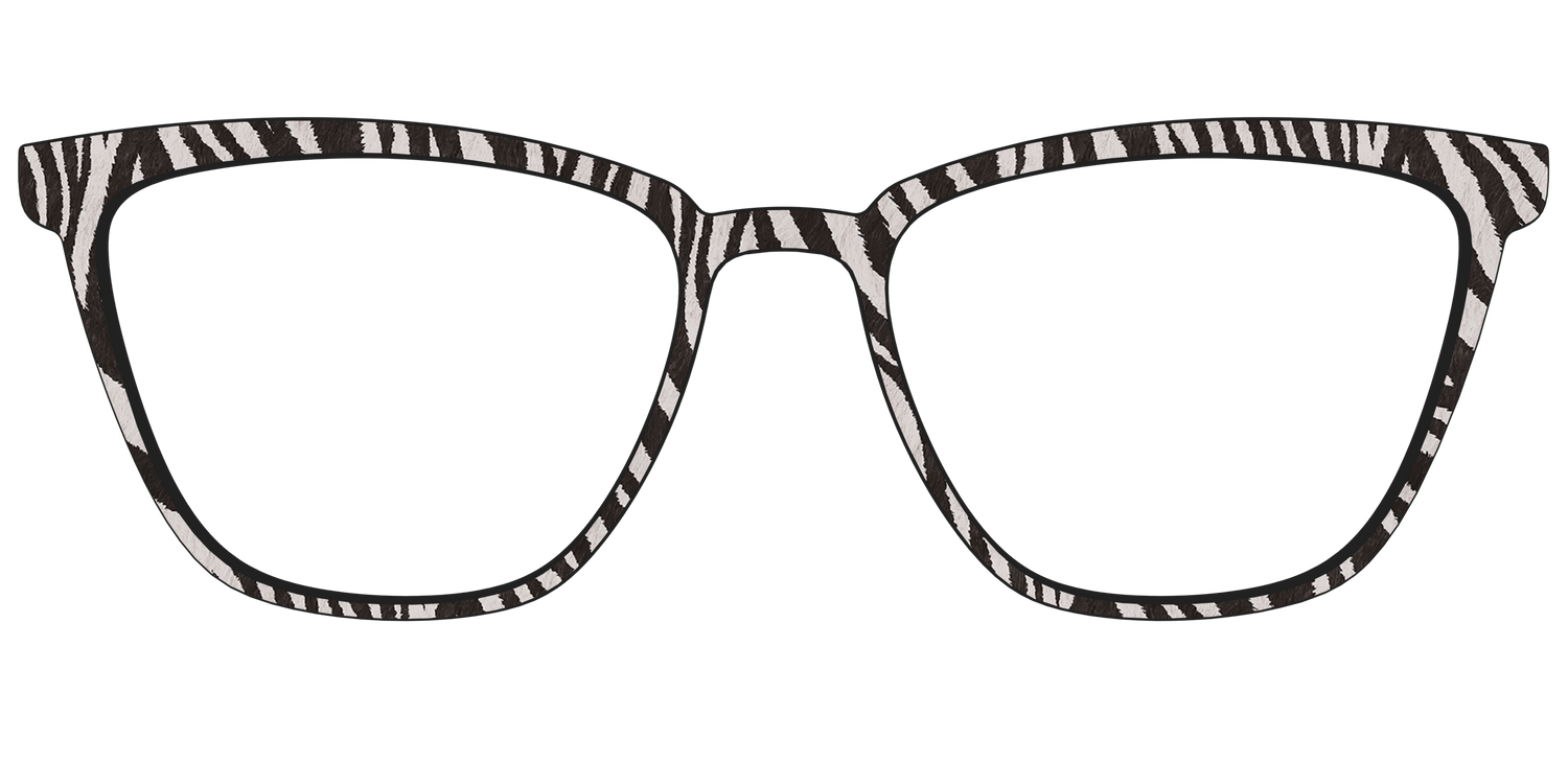 The Zebra Stripes - Front Top Image - Pair Eyewear