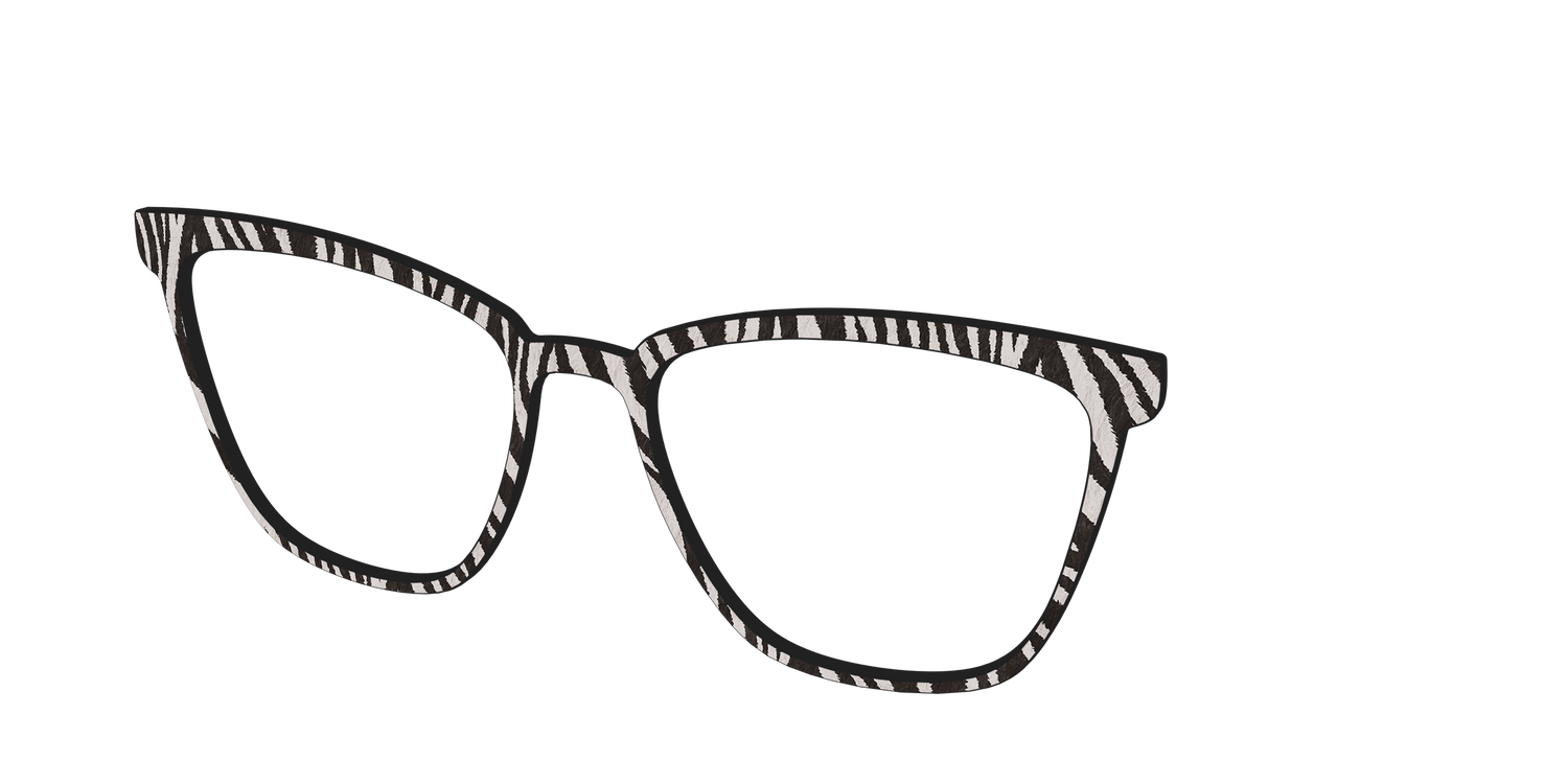 The Zebra Stripes - Angle Top Image - Pair Eyewear