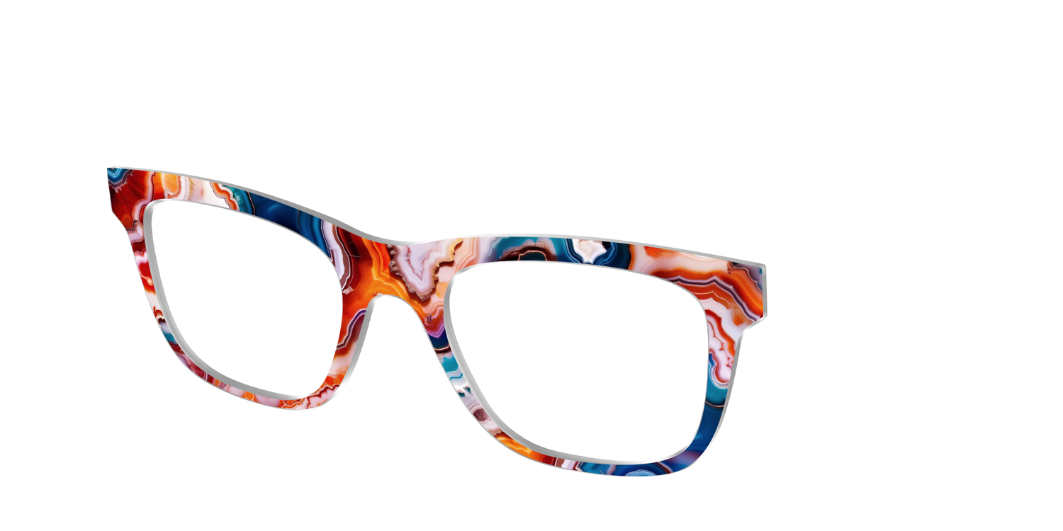 The Abroad Agate - Angle Top Image - Pair Eyewear