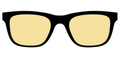 The Black with Driving Lens - Front Top Thumbnail - Pair Eyewear