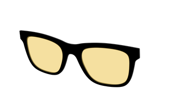 The Black with Driving Lens - Angle Top Thumbnail - Pair Eyewear