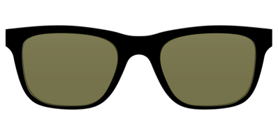 The Black with Green Racquet Sport Lens - Front Top Thumbnail - Pair Eyewear