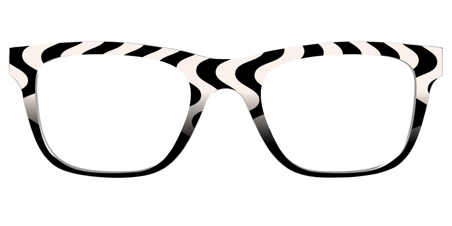 The Bold Waves - Front Top Image - Pair Eyewear