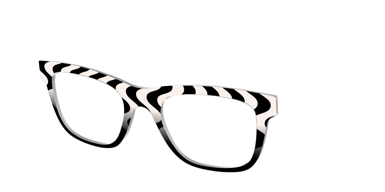 The Bold Waves - Angle Top Image - Pair Eyewear