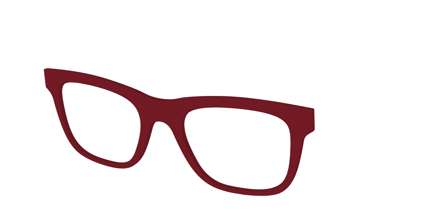 The Burgundy - Angle Top Image - Pair Eyewear