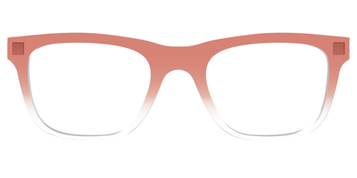 The Burnt Orange Gradient Crystal - Front Top Thumbnail - Pair Eyewear