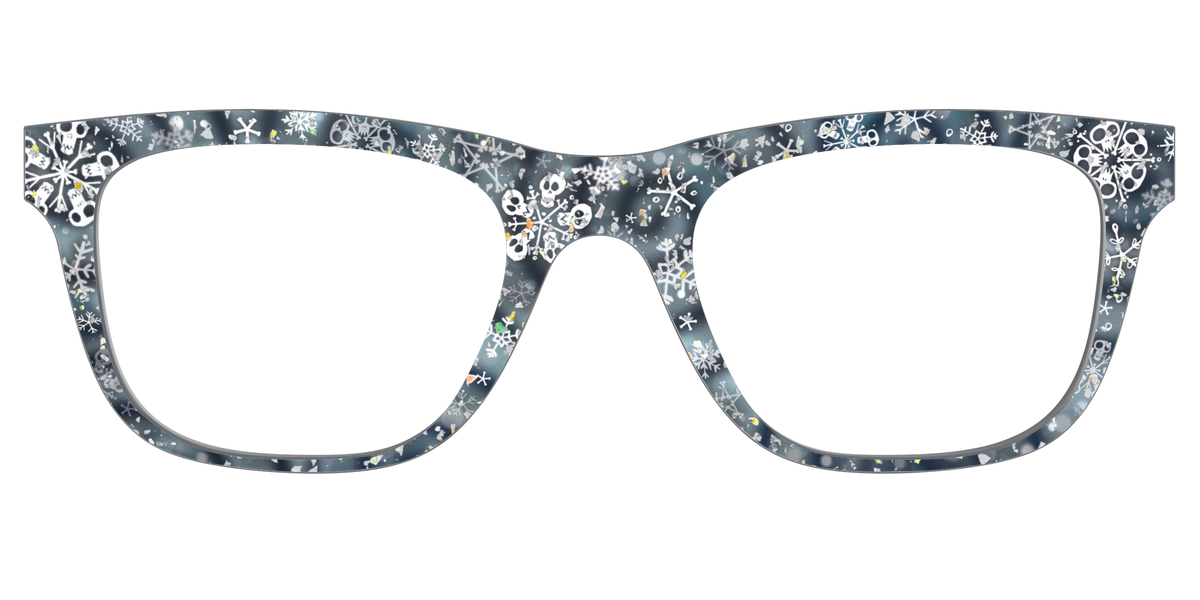 The Christmas Town Snow Globe with Holographic Glitter - Front Top Image - Pair Eyewear