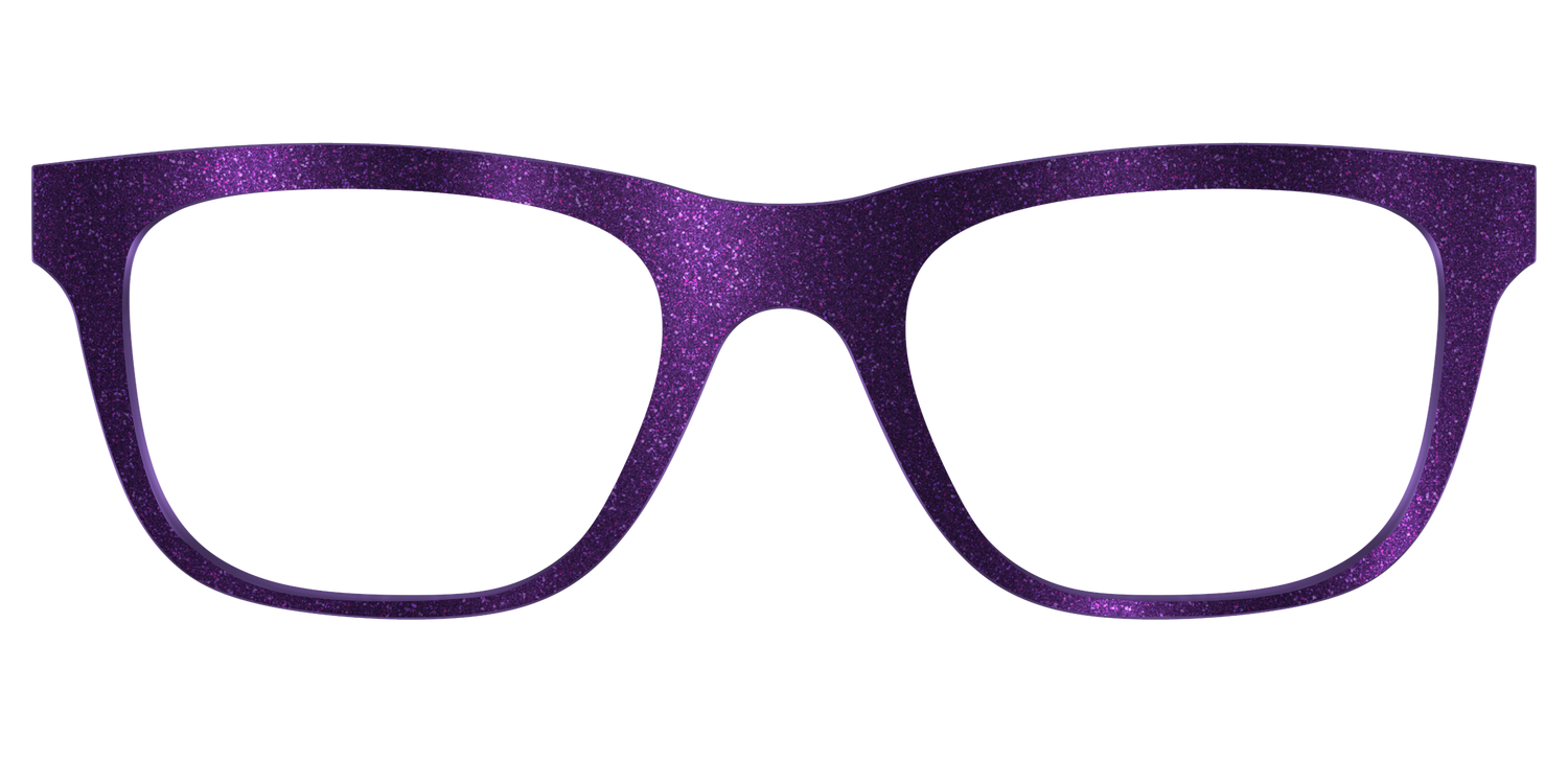 The Deep Purple Shimmer - Front Top Image - Pair Eyewear