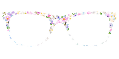 The Delicate Flower Crown with Butterfly Glitter - Front Top Thumbnail - Pair Eyewear