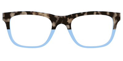The Denim Tortoise Crystal Split - Front Top Thumbnail - Pair Eyewear