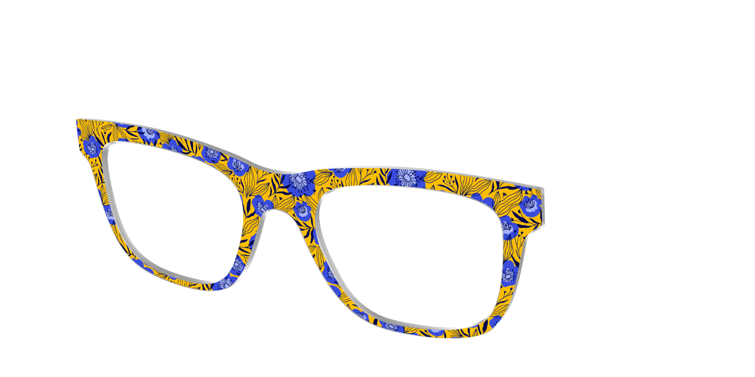 The Fab Floral - Angle Top Image - Pair Eyewear