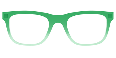 The Fern to Mint Gradient Crystal - Front Top Thumbnail - Pair Eyewear