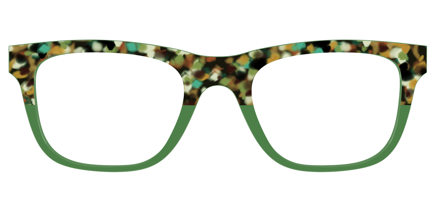 The Forest Tortoise Crystal Split - Front Top Image - Pair Eyewear
