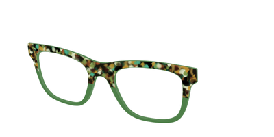 The Forest Tortoise Crystal Split - Angle Top Thumbnail - Pair Eyewear