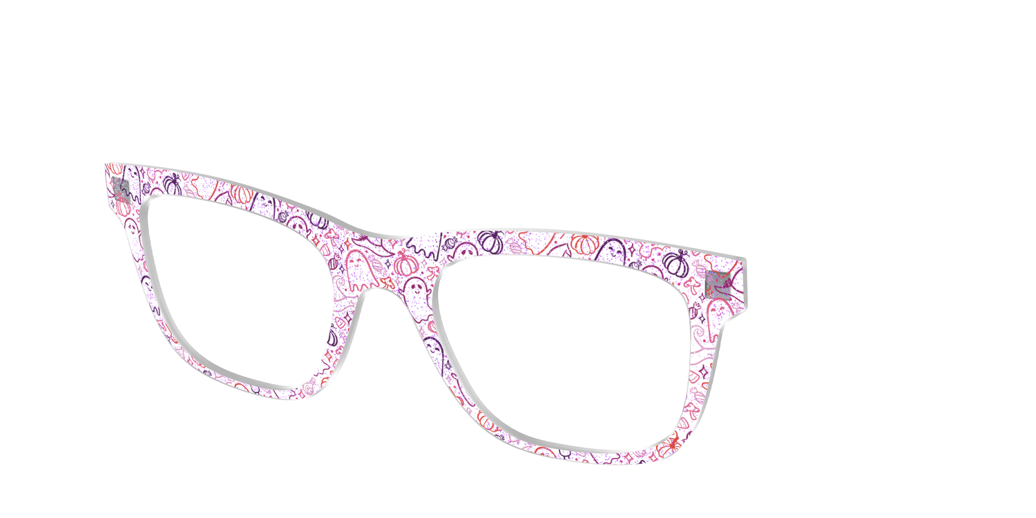 The Frightfully Fun Doodles Crystal - Angle Top Image - Pair Eyewear
