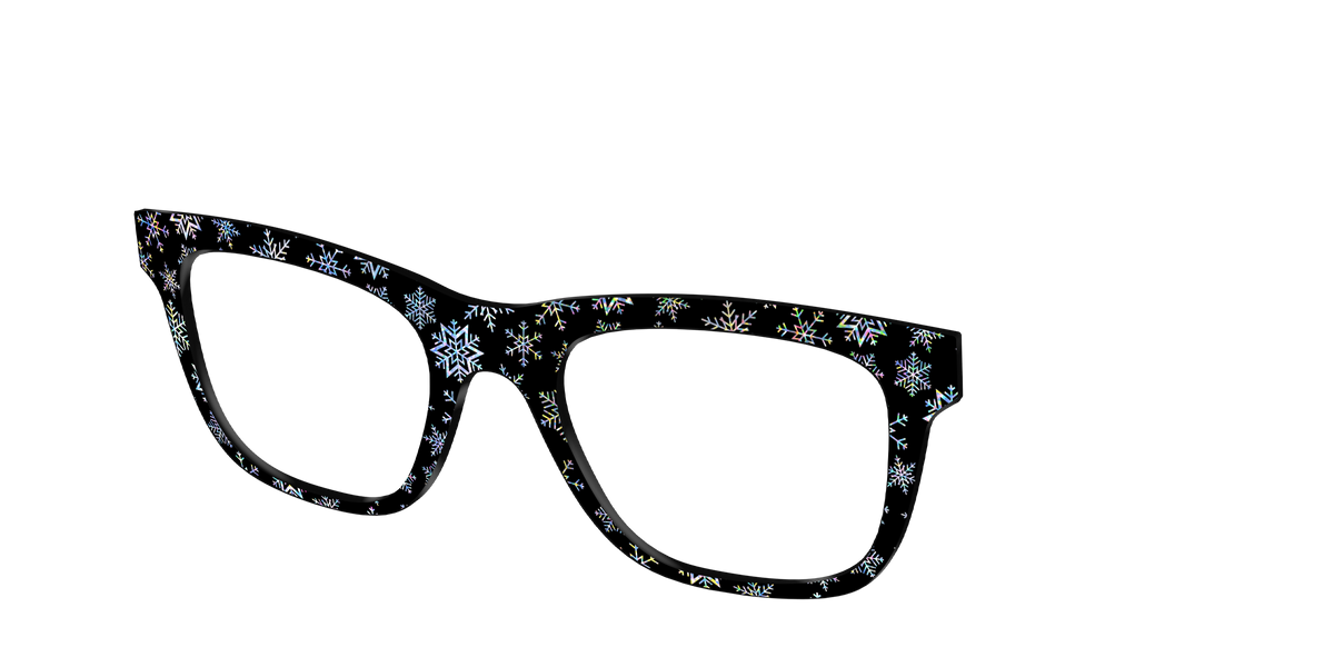 The Holographic Snowflakes - Angle Top Image - Pair Eyewear