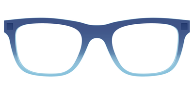 The Indigo to Sky Blue Gradient Crystal - Front Top Thumbnail - Pair Eyewear