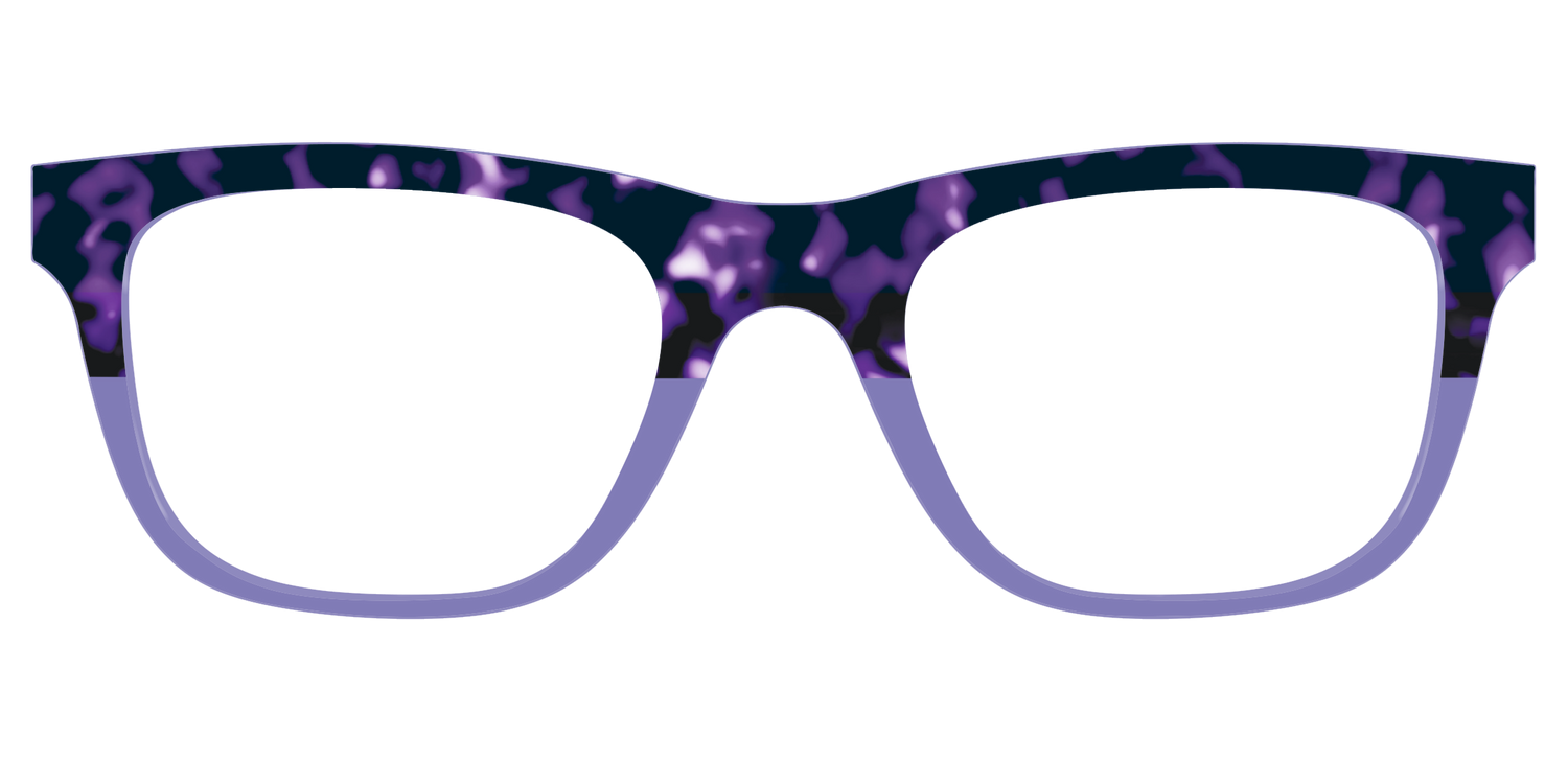 The Iris Tortoise Crystal Split - Front Top Image - Pair Eyewear