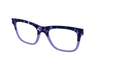 The Iris Tortoise Crystal Split - Angle Top Thumbnail - Pair Eyewear
