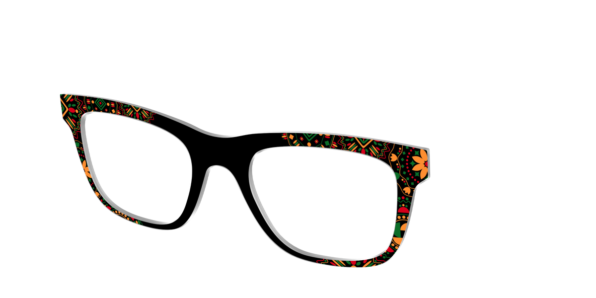 The Kwanzaa Medallion - Angle Top Image - Pair Eyewear