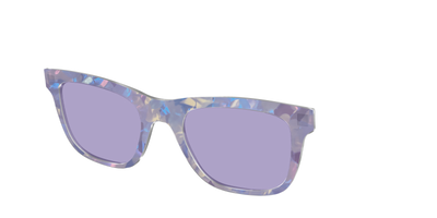 The Lavender Pearl Tort With Celestial Purple Lens - Angle Top Thumbnail - Pair Eyewear
