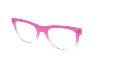 The Magenta Gradient Crystal - Angle Top Thumbnail - Pair Eyewear