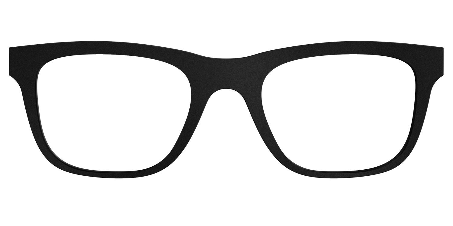 The Matte Black - Front Top Image - Pair Eyewear