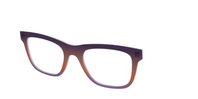 The Matte Midnight to Violet Gradient - Angle Top Thumbnail - Pair Eyewear