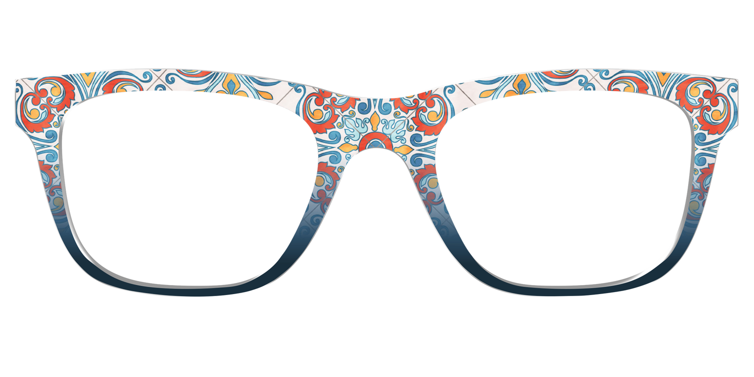 The Mediterranean Tile - Front Top Image - Pair Eyewear