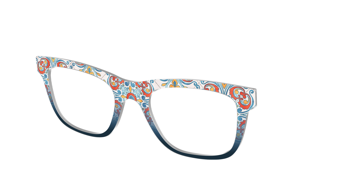 The Mediterranean Tile - Angle Top Image - Pair Eyewear