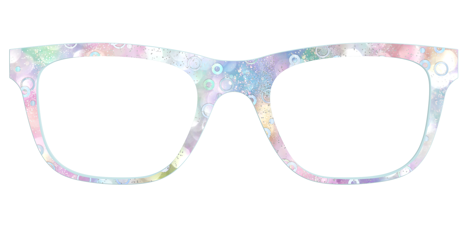 The Mermaid Bokeh with Bubble Glitter - Front Top Image - Pair Eyewear