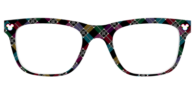 The Mickey Plaid - Front Top Thumbnail - Pair Eyewear